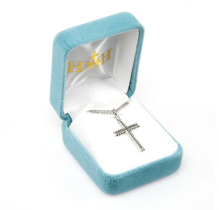 1-inch Sterling Silver Cross with 18-inch Chain
