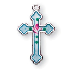 Aurora Helix Crystal Sterling Rosary - Engravable