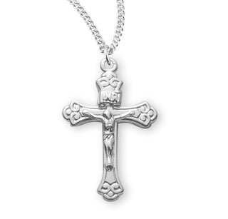 3 4 Inch Sterling Silver Crucifix