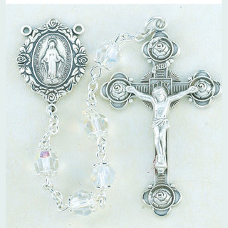 Genuine Onyx Sterling Rosary - Engravable