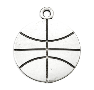 Sterling Silver St. Christopher Basketball Athlete Medal