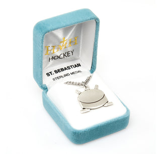 Sterling Silver St. Sebastian Hockey Athlete Medal
