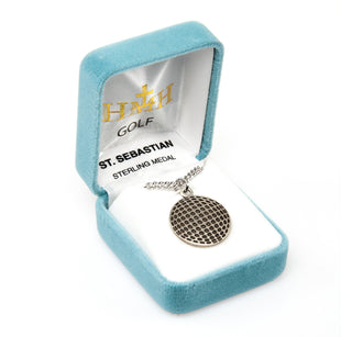 Sterling Silver St. Sebastian Golf Athlete Medal