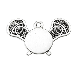 Sterling Silver St. Sebastian Lacrosse Athlete Medal
