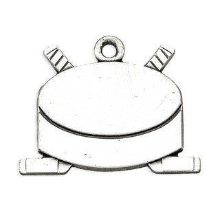 Sterling Silver Christ Hockey Athlete Medal