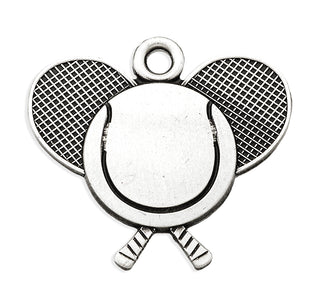 Sterling Silver Christ Tennis Athlete Medal