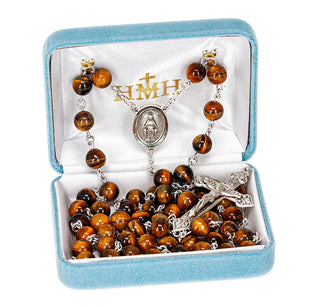 Peridot Finest Austrian Crystal Sterling Rosary Beads - Engravable