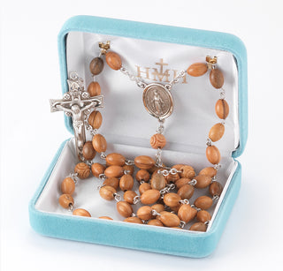 Sterling Silver Our Lady of Sorrows Rosary Center