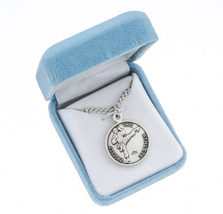 Sterling Silver St. Sebastian Martial Arts Athlete Medal
