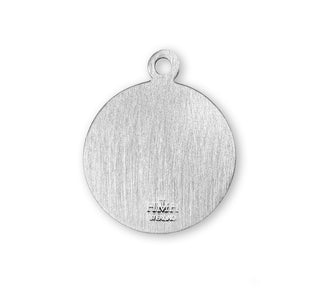 Sterling Silver Round Shaped St. Alexander Medal