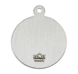 Sterling Silver Round Shaped St. Julia Medal