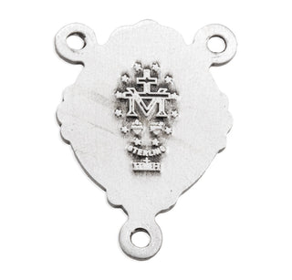 Sterling Silver Scapular Rosary Center