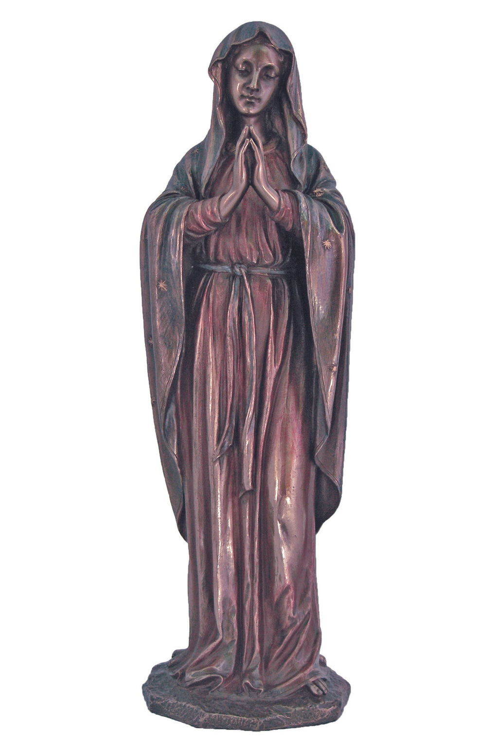 Adoring Virgin in Cold Cast Bronze 11.75-inch – CatholicShop.com