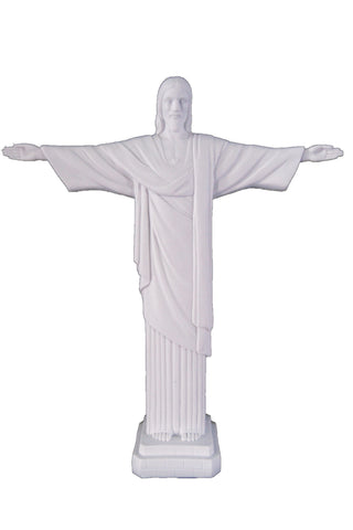 Christ the Redeemer-Rio in White 11"