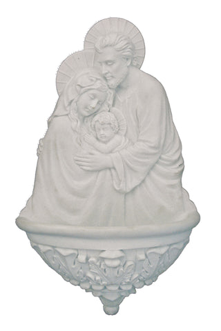 Holy Family Font in White 9"