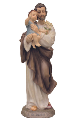 St. Joseph & Child in Color 8"