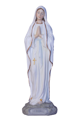 Our Lady of Lourdes in Color 8"