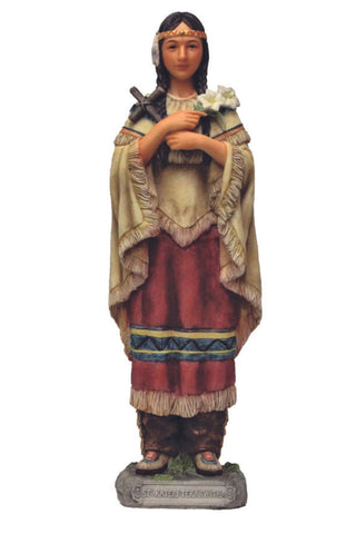 St. Kateri Tekakwitha in Color 8"