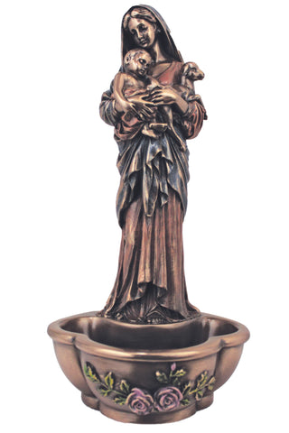 Standing/Hanging L'Innocence Font in Cold Cast Bronze 7.5"