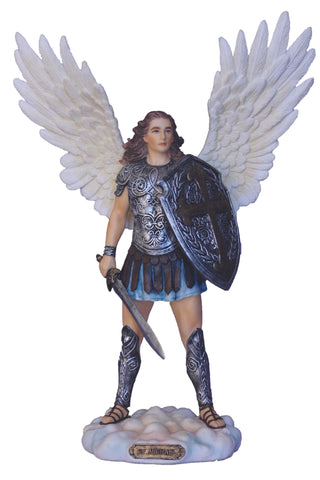 St. Michael w/o Devil in Color 11"