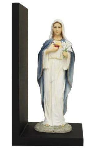 Immaculate Heart of Mary Bookend in Color 9"