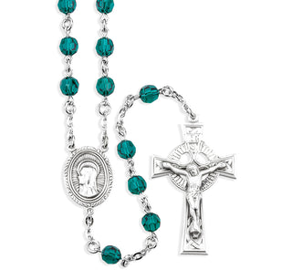 6mm Light Sapphire Finest Crystal Beads