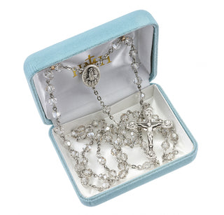Smoked Crystal Finest Austrian Crystal Rosary - Engravable