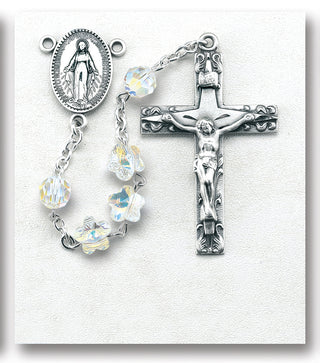 Crystal Finest Austrian Crystal Rosary - Engravable