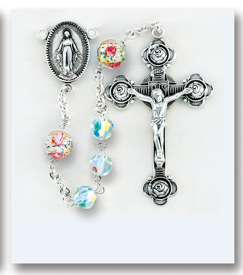 Austrian Crystal Rosary - Engravable – CatholicShop.com