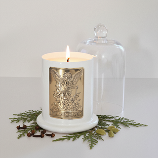 Saint Michael the Archangel Prayer Candle - Saint Michael Candle for Protection - Hand Poured Luxury Devotional candle