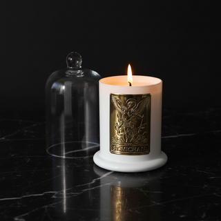 Saint Michael the Archangel Prayer Candle - Saint Michael Candle for Protection - Hand Poured Luxury Devotional candle