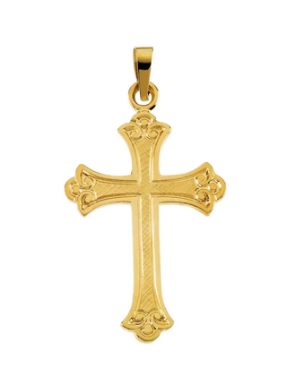 14K Gold Cross Pendant