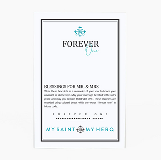 Forever One Morse Code Bracelet Set