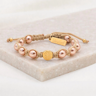 Divine Blessings Bracelet - Cream