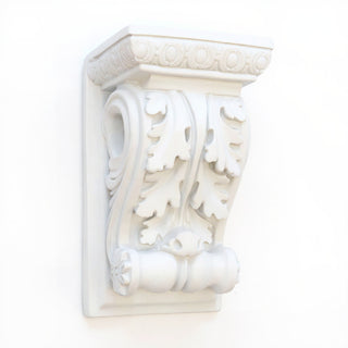 Drapery Wood Bracket Wall Bracket - 9-inch — Flat White finish