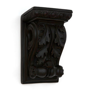 Drapery Wood Bracket Wall Bracket - 9-inch — Iron finish