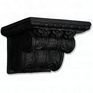 Ornamental Scroll Wall Plaque - 8-inch — Iron finish
