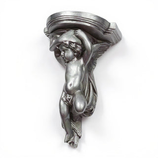 Angelic Bracket Wall Bracket - 13-inch — Aged Silver finish