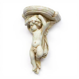 Angelic Bracket Wall Bracket - 13-inch — Antique White finish