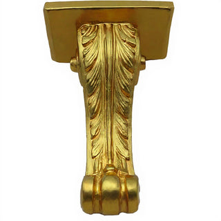 Long Leaf Bracket - 14-inch — Antique Gold finish