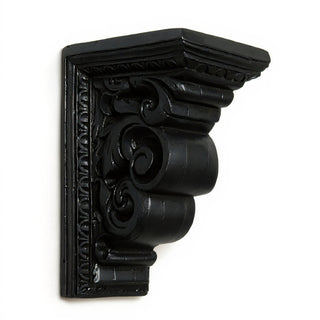 Carved Bracket Wall Bracket - 9-inch — Iron finish