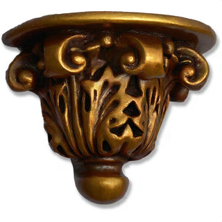 Stone Button Bracket Wall Bracket - 8-inch — Bronze finish