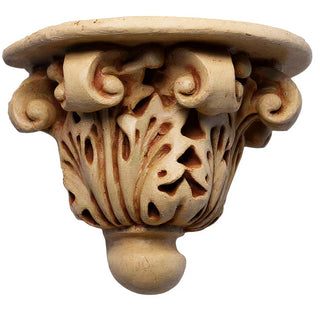 Stone Button Bracket Wall Bracket - 8-inch — Gothic Stone finish