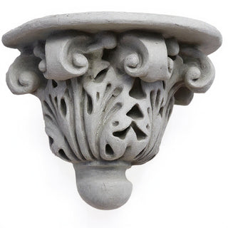 Stone Button Bracket Wall Bracket - 8-inch — Limestone finish