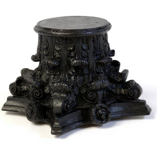Corinthian Riser Pedestal — Dusted Black finish
