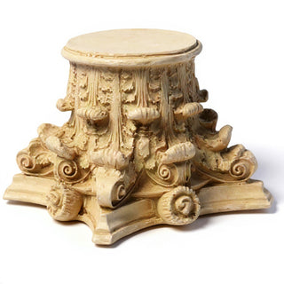 Corinthian Riser Pedestal — Dusted Sand finish