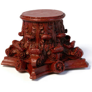 Corinthian Riser Pedestal — Rust finish