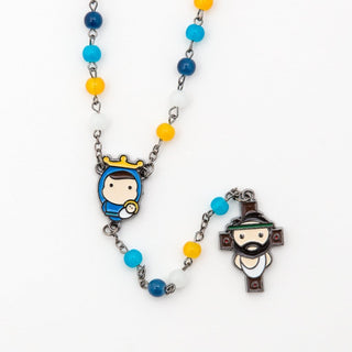 Tiny Saints Colorful Rosary