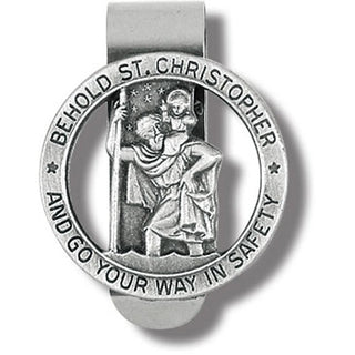 St Christopher Visor Clip Go Your Way Safely