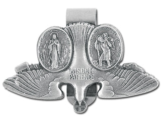 Holy Spirit Visor Clip With Our Lady Of Highway and St Christopher 3-Pack